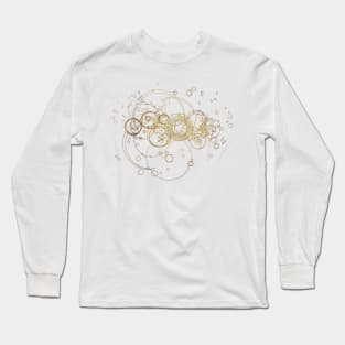 Time Lord Writing (transparent) Long Sleeve T-Shirt